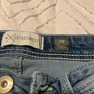 Mens Depart West 29R straight leg jeans